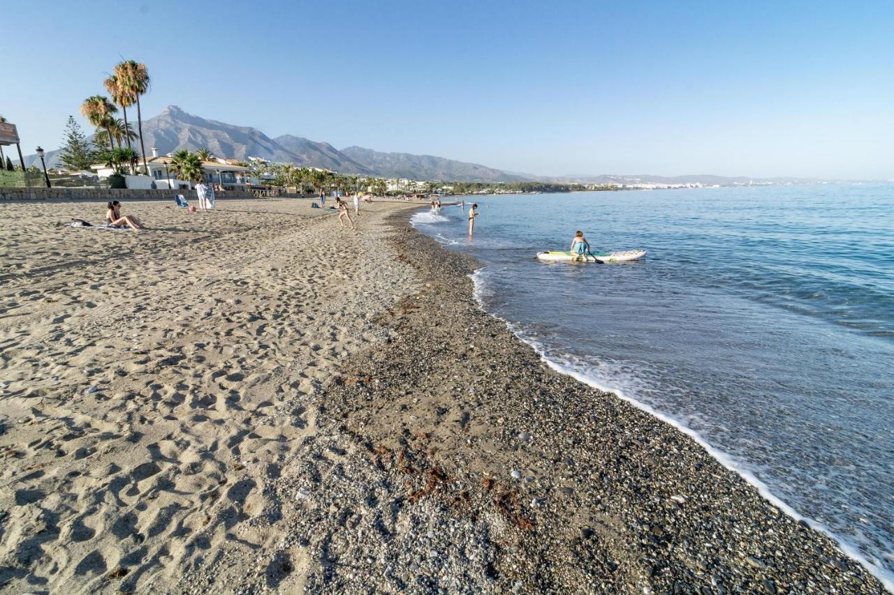Pr45- Beach Front Apartment Puerto Banus Marbella Eksteriør billede