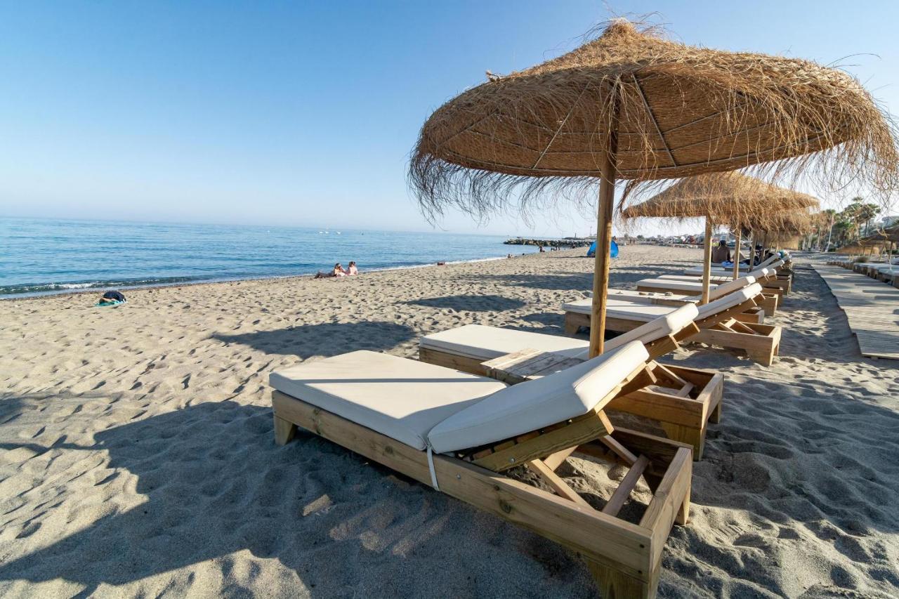 Pr45- Beach Front Apartment Puerto Banus Marbella Eksteriør billede