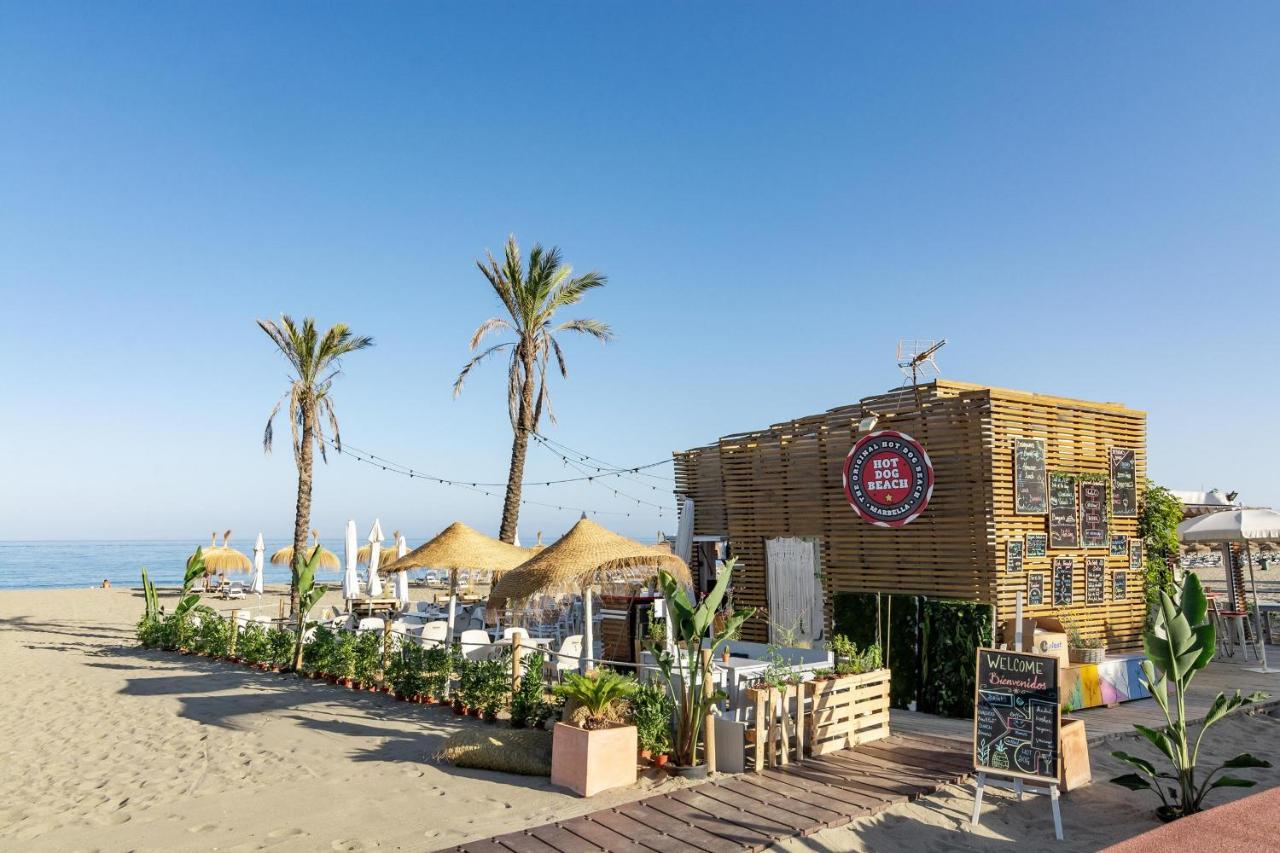 Pr45- Beach Front Apartment Puerto Banus Marbella Eksteriør billede